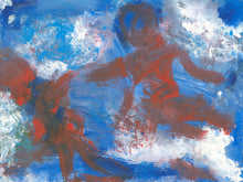 Load image into Gallery viewer, Patriotic Angel Art | Contemporary Modern Angel Art | Abstract Angel | Fine Art Canvas | Red White Blue Angel Art | Inspirational